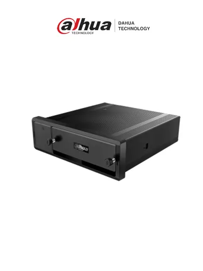 DAHUA DHI-MNVR4104-GFWI - NVR móvil de 4 canales IP (PoE), Resolución 1080p, Comunicación Ethernet, Wi-Fi y 3G/4G, Incorpora GPS, Analíticos: DSM, detección y reconocimiento de rostro y ANPR, Admite 1 HDD/SSD (2.5") y 1 SD, E&S Alarmas