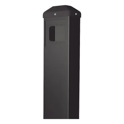 Pedestal tipo bolardo / Montaje de sensores / Compatible 10LZR-H100 y 10LZR-I30 / Requiere adaptaciones / Exterior