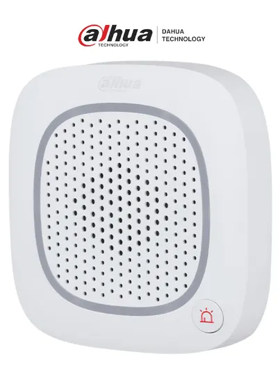 Sirena inalámbrica Dahua DHI-ARA14-W2 con audio bidireccional
