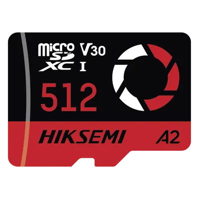 Memoria microSDXC / 512 GB / Lectura 180 MB/s / Escritura 150 MB/s / V30 U3 A2 / Resistencia -25°C a 85°C