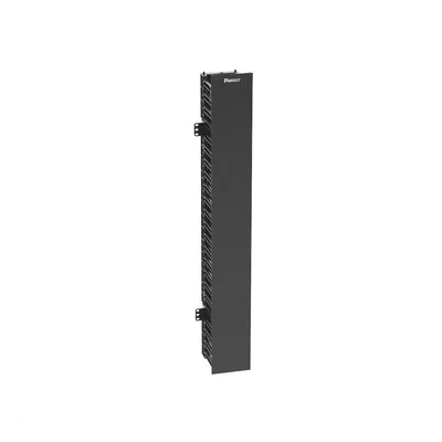 Organizador Vertical de Cable / 22U / 4.9 in Ancho / 131 Cables CAT6 / ABS / ROHS / Montaje Frontal
