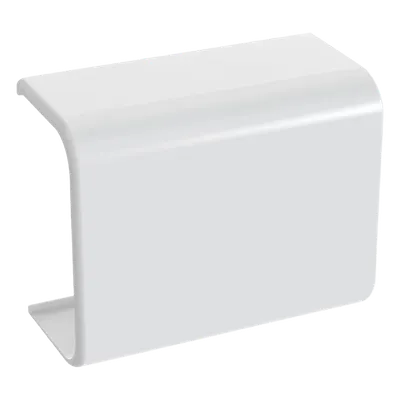 Unión recta para canaleta LD10 PANDUIT CF10WH-X de 180°