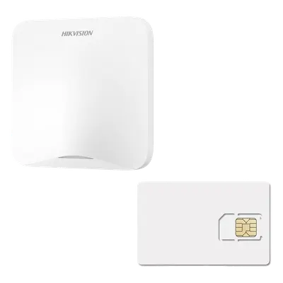 Kit de alarma inalámbrico Hikvision AXHOME-KIT-GSM-1Y con Wi-Fi y 3G/4G