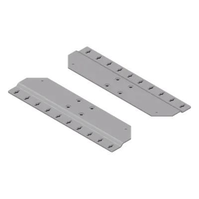 Soporte de Montaje en Pared / Aluminio / RAL 7035 / Espesor 2.5 mm / Sin Perforación de Gabinete
