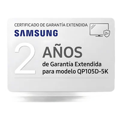 Extension de garantia para pantallas profesionales modelo QP105D-5K
