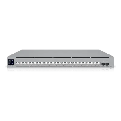 Switch Administrable Capa 3 / 24 Puertos RJ45 (16 × 10 GbE, 8 × 2.5 GbE) / 2 Puertos SFP28 25 G / Etherlighting™ / RPS / 460 Gbps