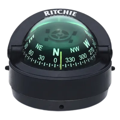 Brújula Marítima / Dial 70 mm / Iluminación Nocturna Verde / DirectiveForce Magnets / Montaje en Bracket / 100% Reparable