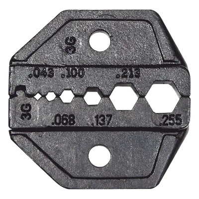 Matriz Ponchadora / Acero Alto Carbono Templado / RG58 RG59 RG62 RG174 / 59 g (2.1 oz)