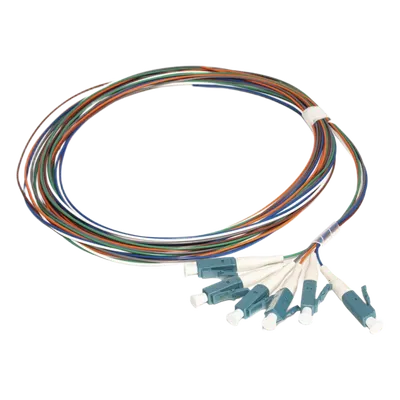Pigtails de fibra óptica PANDUIT FZ6BN1NNNSZM001, kit de 6 LC OM4