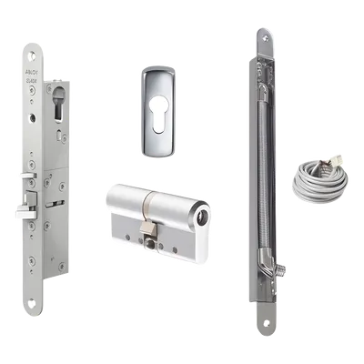 Kit de Cerradura Electromagnética / Fail Safe / Pestillo Reversible / Alta Durabilidad