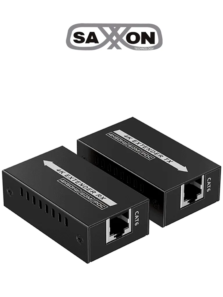 Extensor HDMI SAXXON LKV410P para transmisión 4K a 60 Hz