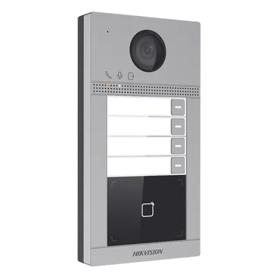 Videoportero IP Hikvision DS-KV8413-WME1(C) para 4 departamentos