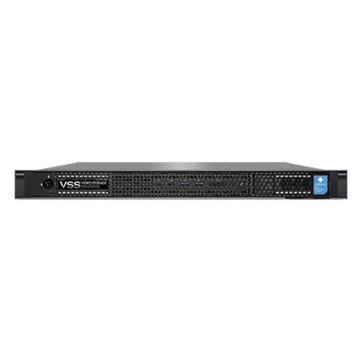 Servidor de administración para VMS / 2 bahías HDD 3.5' / 2 M.2 SSD / 1U Rack / Core i7-9700K / 64GB DDR4 / Dual 1GbE+10GbE / Redundante 2x550W