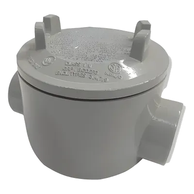 Caja con Tapa Tipo GRC de 2" (50.8 mm)/ Caja a Prueba de Explosión / Para Áreas Peligrosas / Libre de Cobre.
