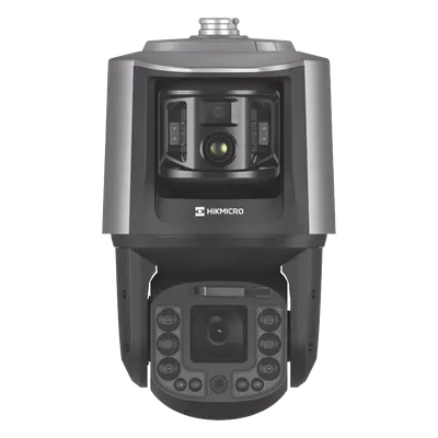 Cámara Domo PTZ IP / 4 Megapixel / Zoom Óptico 40X / Cámara Térmica 256 × 192 / Cámara Óptica Fija 4 Megapixel / Protección Perimetral / IR 240 m (787.4 ft)