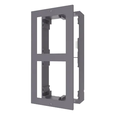 Base de montaje Hikvision DS-KD-ACW2 para videoportero IP de 2 módulos