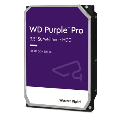 Disco Duro Purple Pro de 10 TB / 7200 RPM / Optimizado para Soluciones de Videovigilancia con Analiticos (Meta Data) / Uso 24-7 / 5 Años de Garantia