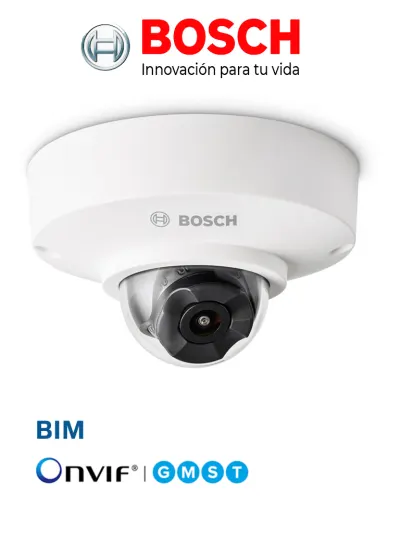 Cámara microdomo BOSCH NUV-3702-F04 2 MP con HDR y visión de 106°