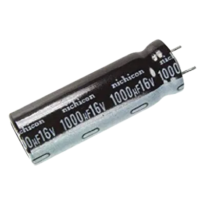 Capacitor Electrolítico / 680 µF a 1000 µF / 16 Vcc / Montaje Axial / Diseño Compacto