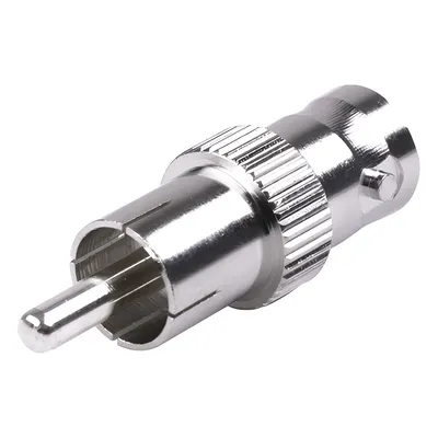 Adaptador coaxial RF Industries RFB-1140 BNC hembra a RCA macho