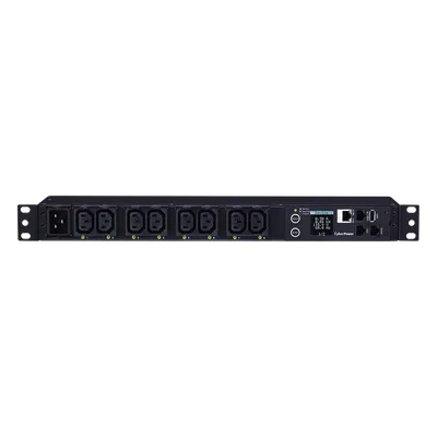 PDU Switchable y Monitoreable por Toma / Entrada 200-240 Vca NEMA L6-20P / 8 Salidas C13 / Horizontal 19in / 2UR / 6.6ft
