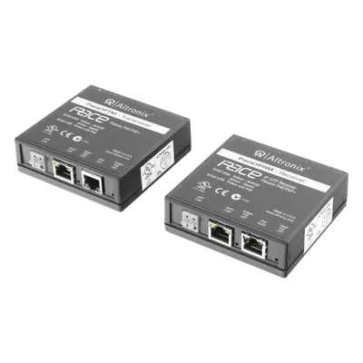 Kit Extensor IP y PoE / UTP CAT5E / 500 m (1640 ft) / 100 Mbps Full Duplex / IEEE 802.3at