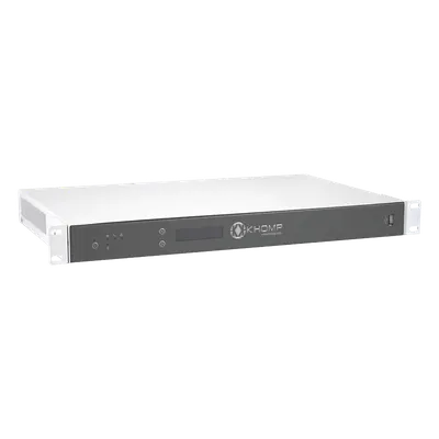 Servidor con IP-PBX 3CX integrado con 3 ranuras para módulos E1, GSM 2G y 3G, FXS/FXO, hasta 46 canales y soporta hasta 128 llamadas simultáneas