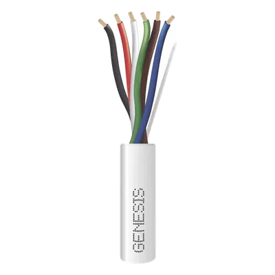 Cable para alarma GENESIS 3116-1012 de 6 conductores 18 AWG