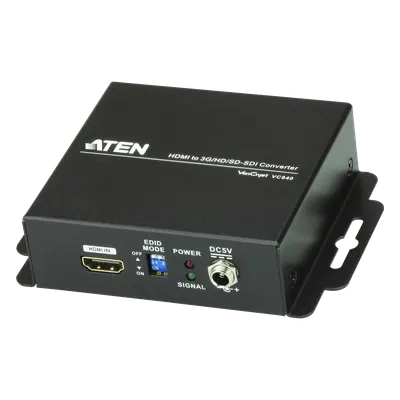 Conversor HDMI a SDI / 3G-SDI / HD-SDI / SD-SDI / 2 Salidas BNC / 1080p60 / Alcance 300 m (984.3 ft)