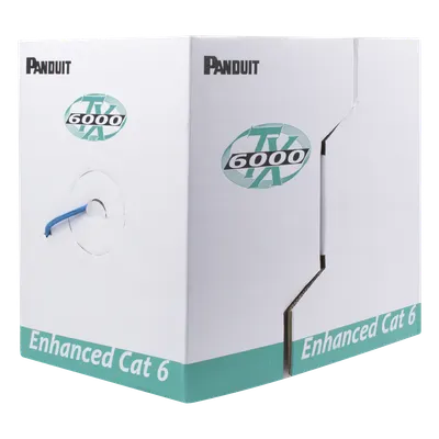 Cable UTP PANDUIT PUR6004BU-ME Cat 6 mejorado de 305 m