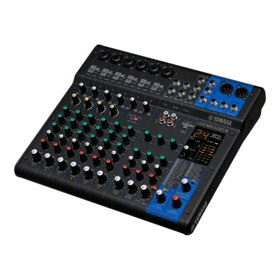 Mezcladora de Audio Analógica / 12 Canales / 6 Entradas Micrófono-Línea / 2 Entradas Estéreo / Efectos Integrados / USB / Phantom +48V
