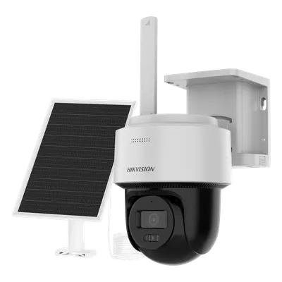 Cámara solar PT Hikvision DS-2CFSP4/4G/LA de 4 MP y conexión 4G