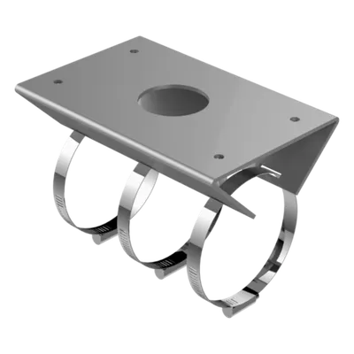 Montaje de Poste para Exterior / Aleación de Aluminio / IP66 / Brazo 305mm (1 pie) / Compatible con 40+ Modelos PTZ