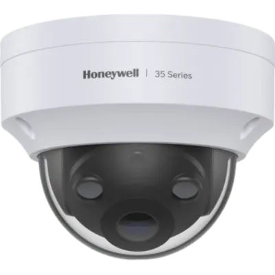Cámara Mini Domo IP / 8 MP / Lente Fijo 2.8 mm / WDR 120 dB / IR 40 m / IP66 IP67 IK10 / PoE / NDAA