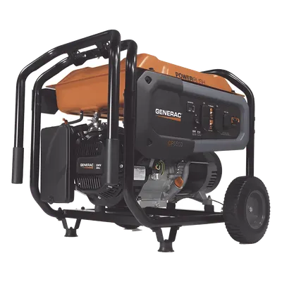 Generador Portátil a Gasolina / 6.5 kW Nominales / 8.125 kW Máximo / 120/240 Vca / Arranque Manual / 10.5 h al 50% Carga