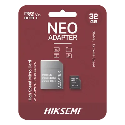 Memoria microSD HIKSEMI HS-TF-C1/32G/NEO/A de 32 GB