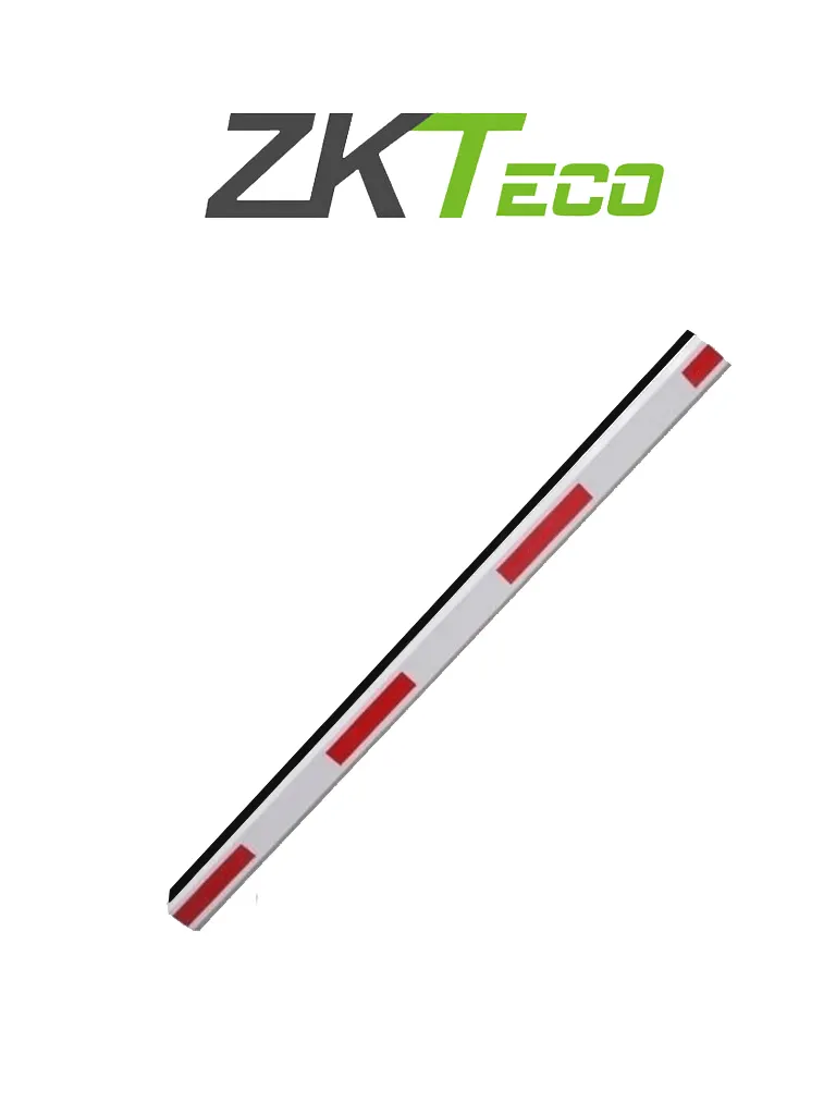 Brazo recto ZKTECO Boom-130 de 3 metros para barrera vehicular