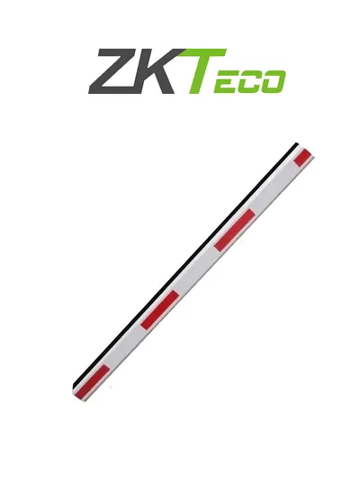 Brazo recto ZKTECO Boom-130 de 3 metros para barrera vehicular