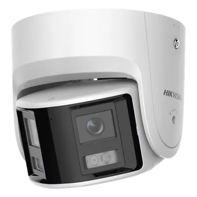 Cámara turret IP Hikvision DS-2CD2346G2P-ISU/SL(C) panorámica 180°