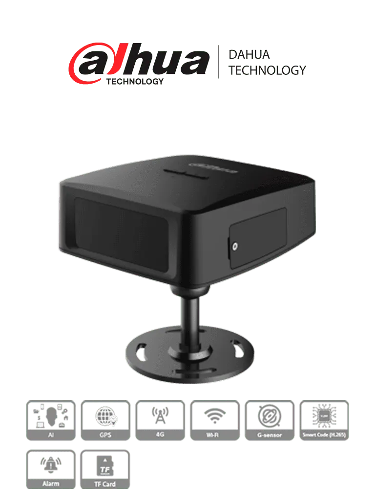 Cámara DSM vehicular Dahua DHI-DAE-CDMS8113-GFW con GPS y 4G