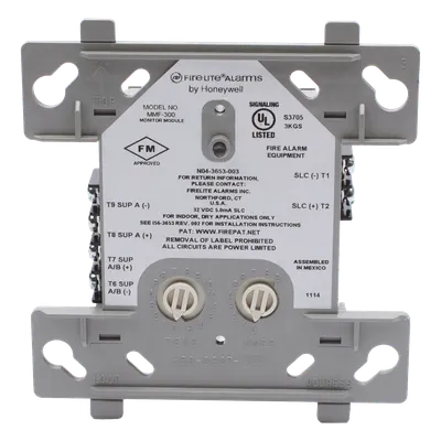 Módulo Monitor Direccionable FIRE-LITE MMF-300 con Circuito IDC Clase A o B