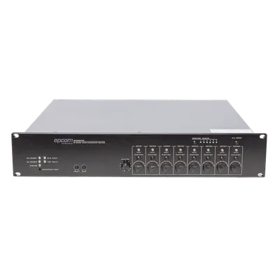 Controlador de evacuación por voz EPCOM PROAUDIO SF-6200MS de 8 zonas