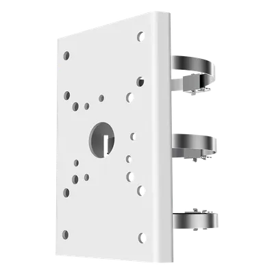 Montaje de Aro para Poste / Metal / 120 x 130 x 85 mm / 2.6 lb / Blanco