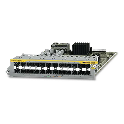 Tarjeta de línea Ethernet / 24 puertos SFP 100/1000X / 48 Gbps switching / 36 Mpps forwarding / 8.1 x 12.3 x 1.6 in