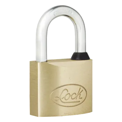 Candado de latón LOCK SYS-L20-S60-QB con doble cerrojo