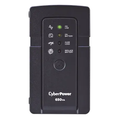 UPS de 650 VA/400 W, Topología Standby, Compacto, Entrada 120 Vca NEMA 5-15P, Con 3 Tomas Respaldo/Protección y 3 Tomas Solo Protección NEMA 5-15R