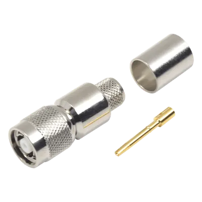 Conector coaxial RP-TNC macho RF Industries RP-1202-I para cable RG-8/U y LMR-400