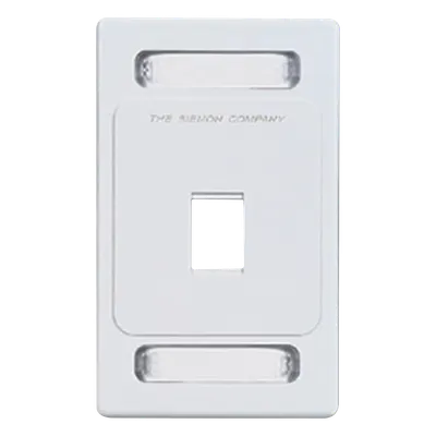 Placa de pared Keystone SIEMON KFP-S-01-02S para hasta 6 puertos