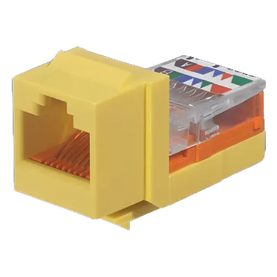 Jack Keystone PANDUIT NK5E88MYLY Cat 5e UTP color amarillo