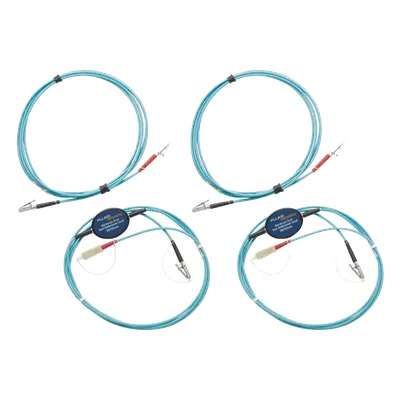Kit de Cables de Referencia / Multimodo 50µm / Conectores LC y SC Metálicos / 2 m (6.56 pies) / OM2/OM3/OM4